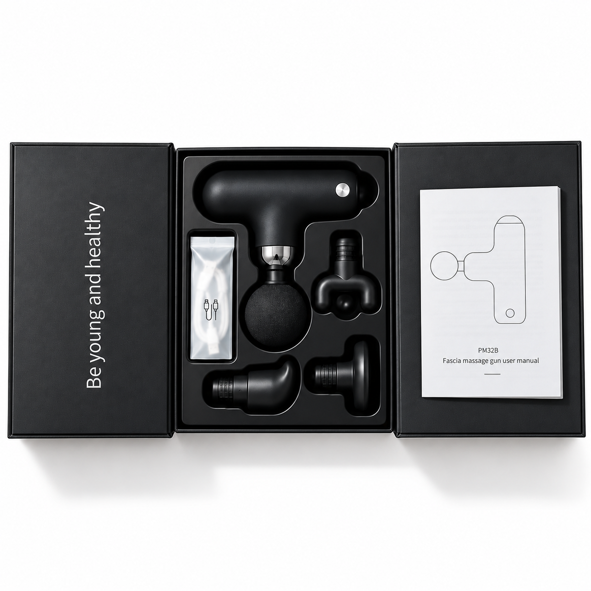 Minipistola de masaje 17Well – Masajeador de percusión portátil para tejido profundo