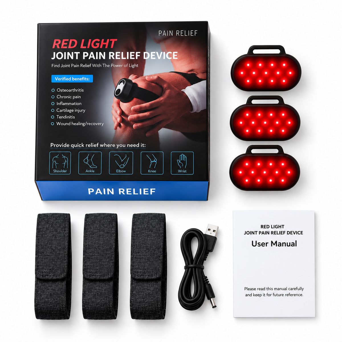 Envoltura de terapia con luz roja e infrarroja 17Well