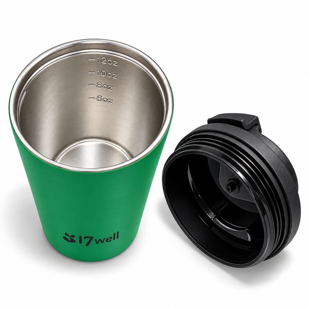 17Well 12oz Thermal Stainless Steel Insulated Coffee Tumbler